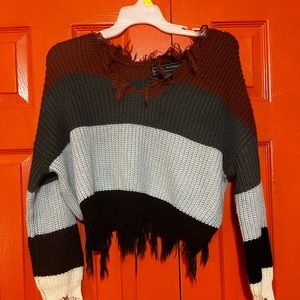 Slightly cropped sweater